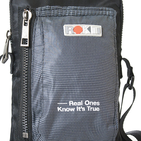 Rokit Grid Side Bag - Black